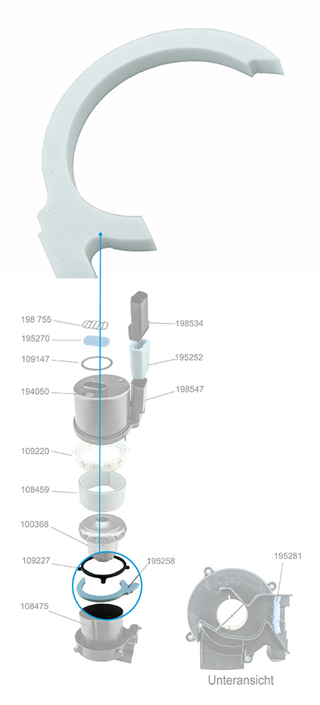 картинка Шумвставка нижней части двигателя (195258) от Интернет-магазин THOMAS