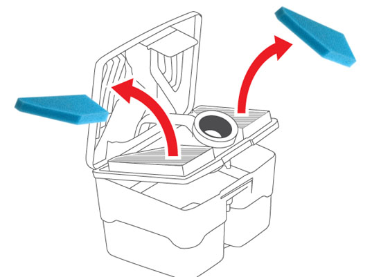 картинка Поролоновий фільтр THOMAS Twin XT (195272) від Інтернет-магазину THOMAS
