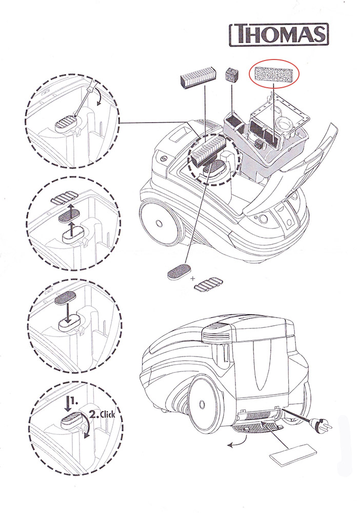 картинка Фильтр пористый TWIN (195168) от Интернет-магазин THOMAS