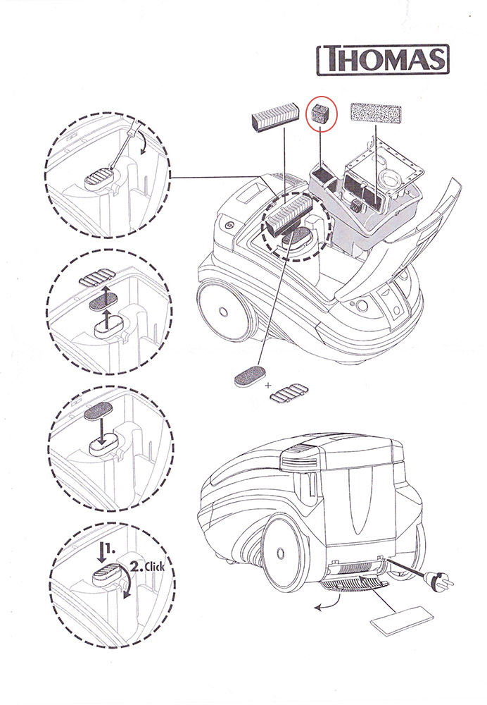 картинка Фільтр водовідштовхуючий TWIN (195198) від Інтернет-магазину THOMAS